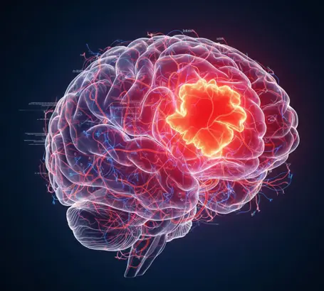 Stroke or reduced blood supply to the brain